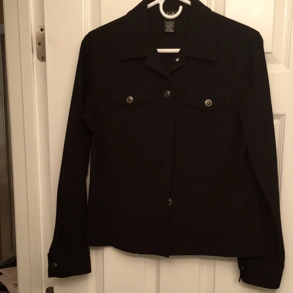 Black Sporty Jacket - Picture 2 of 7